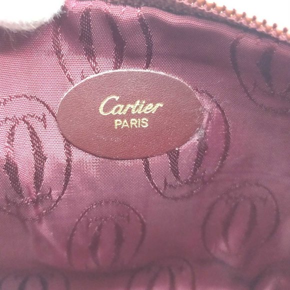 Cartier Vintage Pouch Beige Leather - Picture 5 of 10